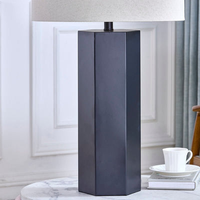 Orbix Matt Black Table Lamp - Al Rugaib Furniture