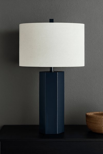Orbix Matt Black Table Lamp - Al Rugaib Furniture