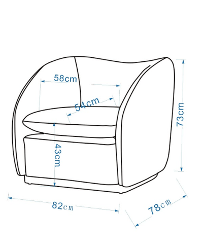 Oria Accent Chair - Al Rugaib Furniture