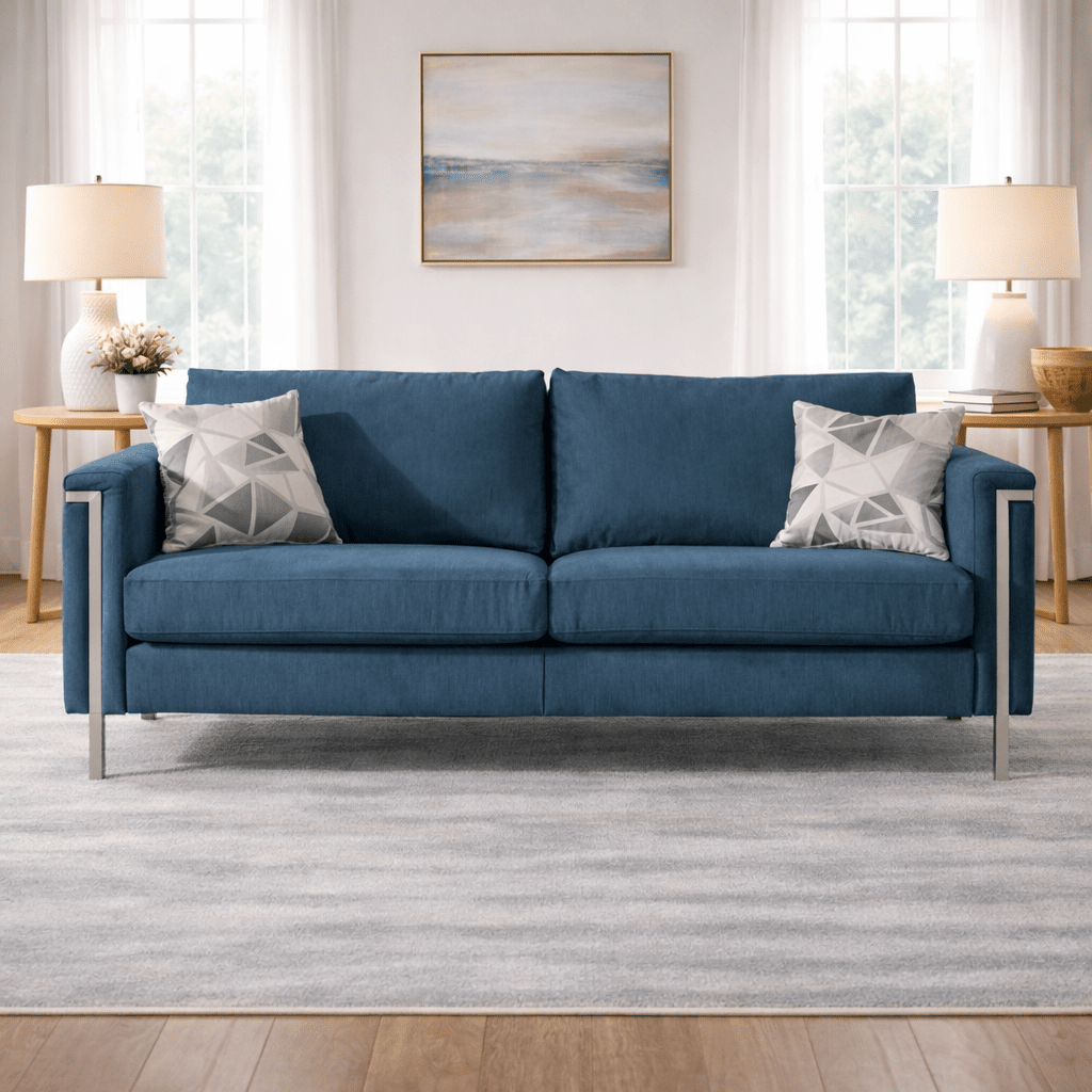 Orin Blue Sofa Sofas & Loveseats| Roots Furniture