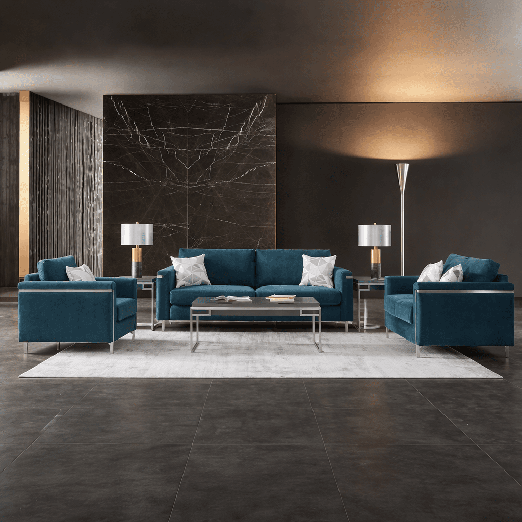 Orin Blue Sofa Sofas & Loveseats| Roots Furniture