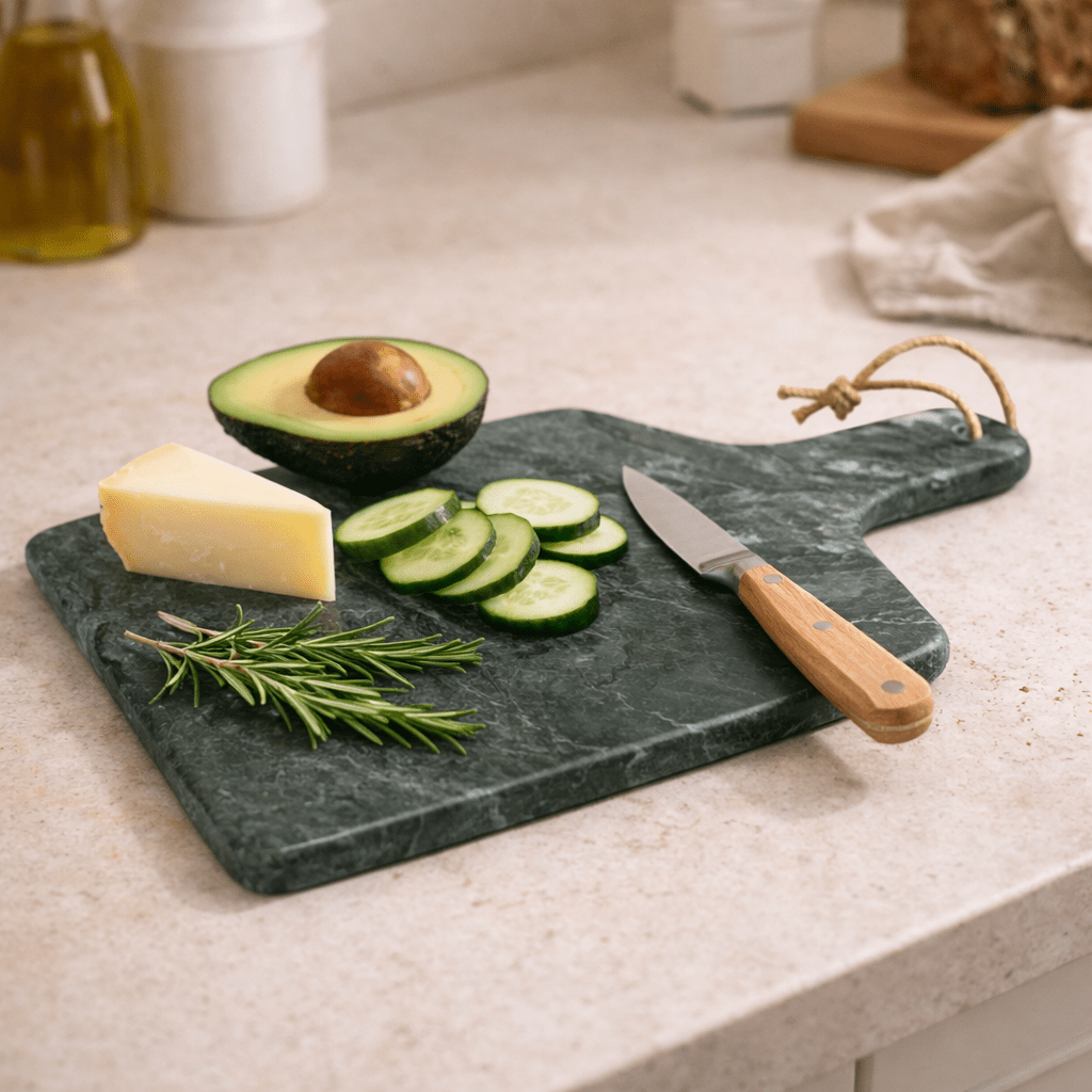 Ornate marble chopping board Candle Holders| Roots Furniture