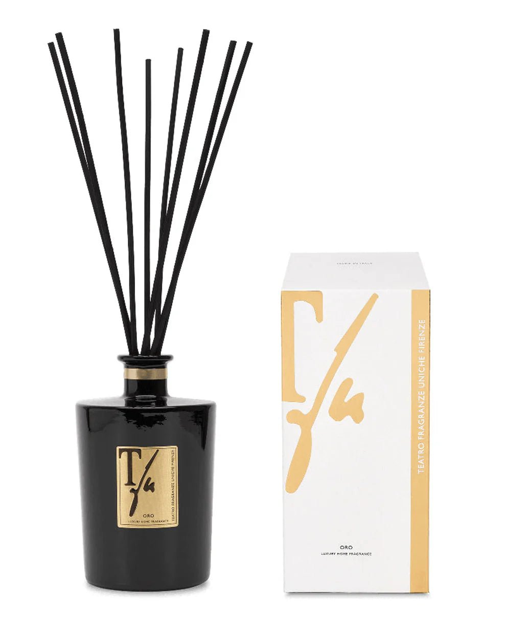 ORO Luxury Collection STICKS ML.3000 SHINY BLACK VASE HOME Diffusers| Locherber