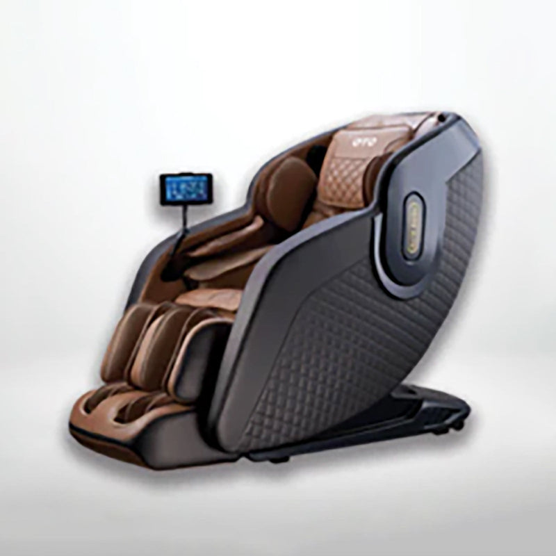 Otto Prime Elite Massage Chair, size 78×119×119 cm, Brwon color. - Al Rugaib Furniture