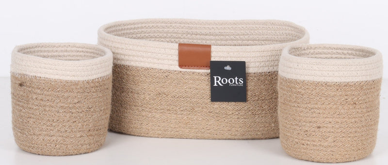 OVAL BASKET S/3 - Al Rugaib Furniture