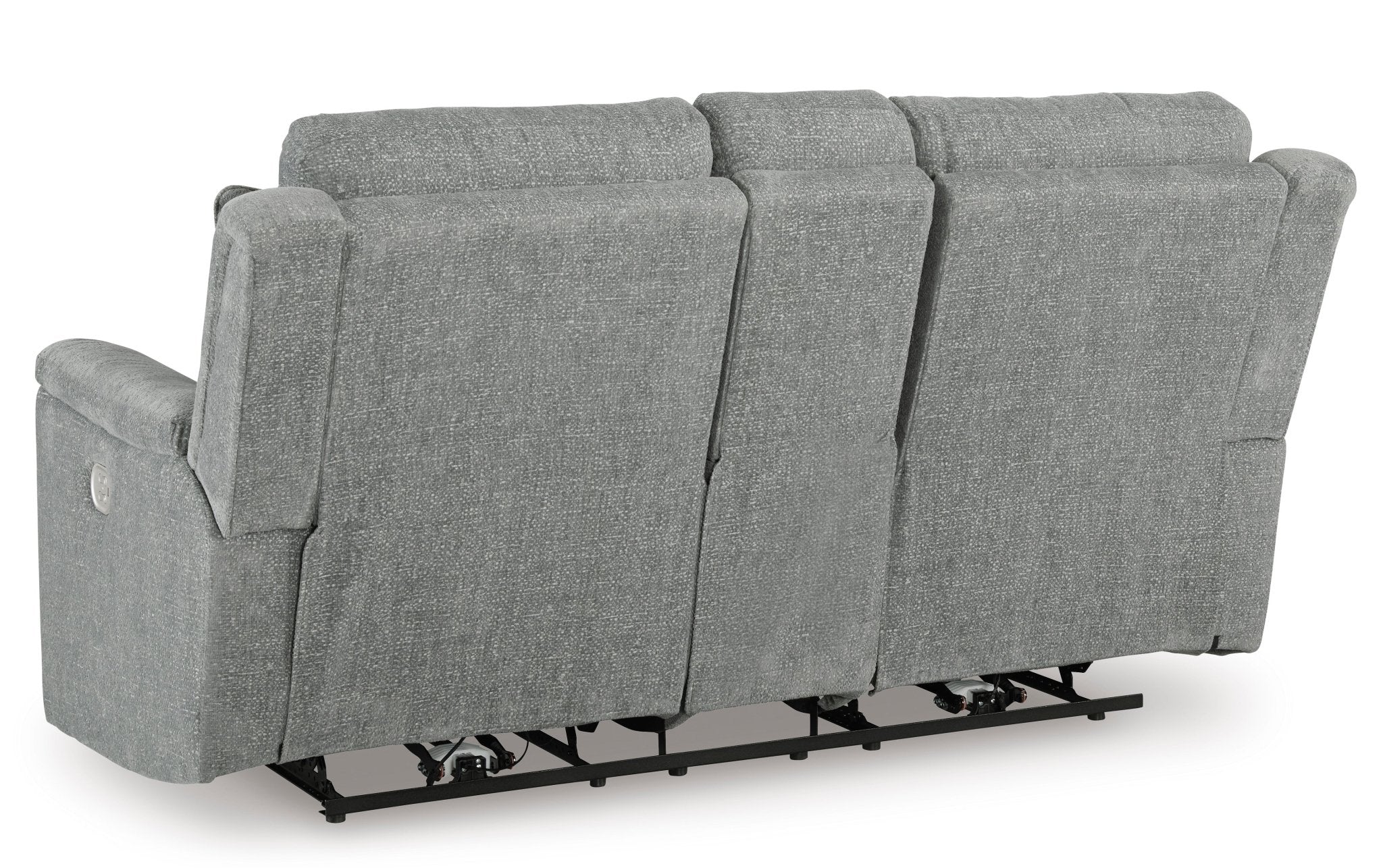 Overflow Power Reclining Loveseat with Console Recliners| Ashley Homestore