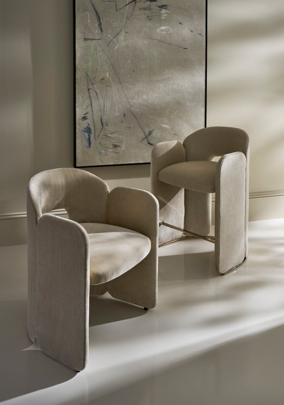 OVERLAP ARM DINING CHAIR Chairs| Caracole