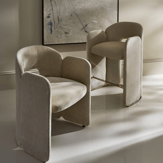 OVERLAP ARM DINING CHAIR Chairs| Caracole