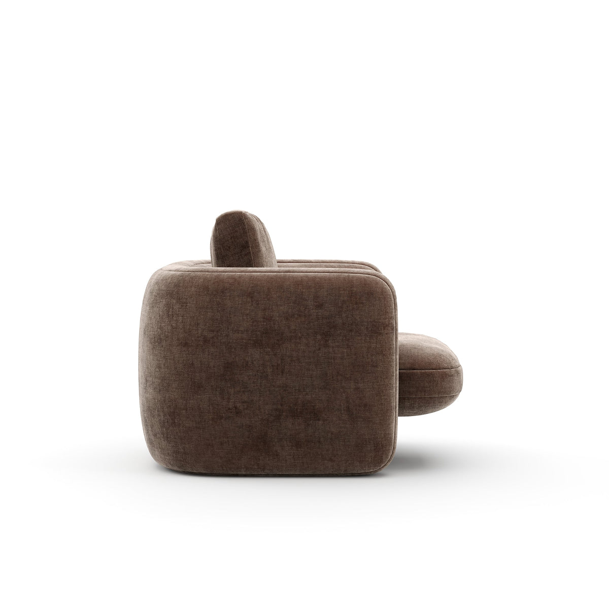 OVERLAP CHAIR DARK TAUPE Chairs| Caracole