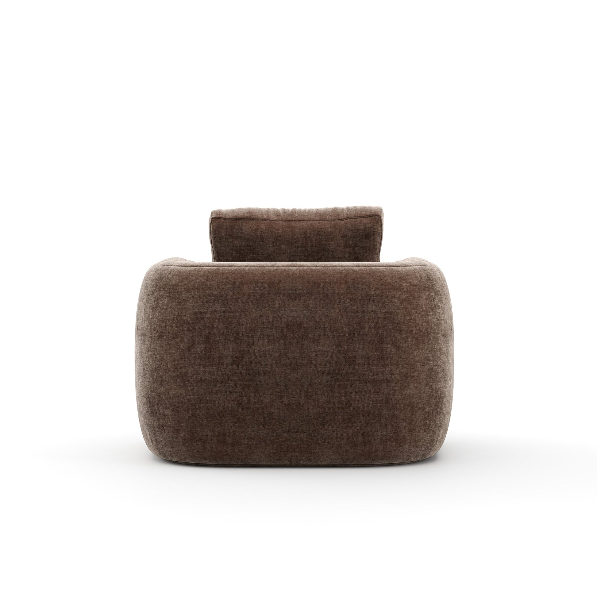OVERLAP CHAIR DARK TAUPE Chairs| Caracole