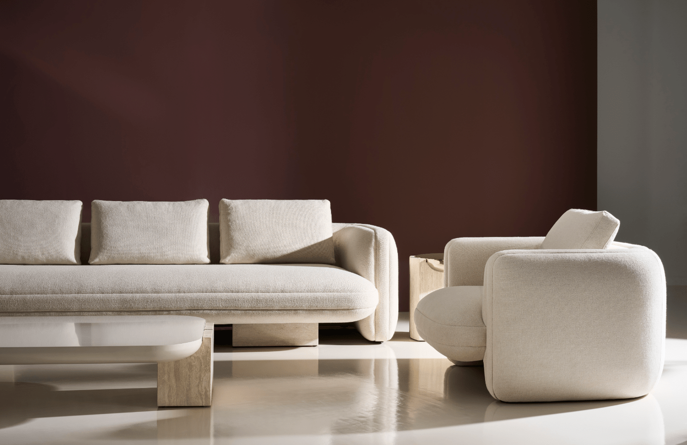 OVERLAP CHAIR ECRU Chairs| Caracole