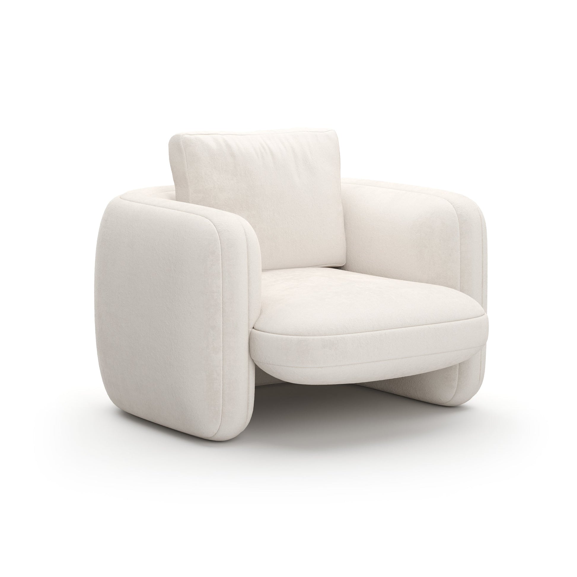 OVERLAP CHAIR ECRU Chairs| Caracole