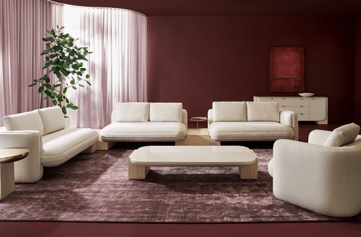OVERLAP CHAIR ECRU Chairs| Caracole
