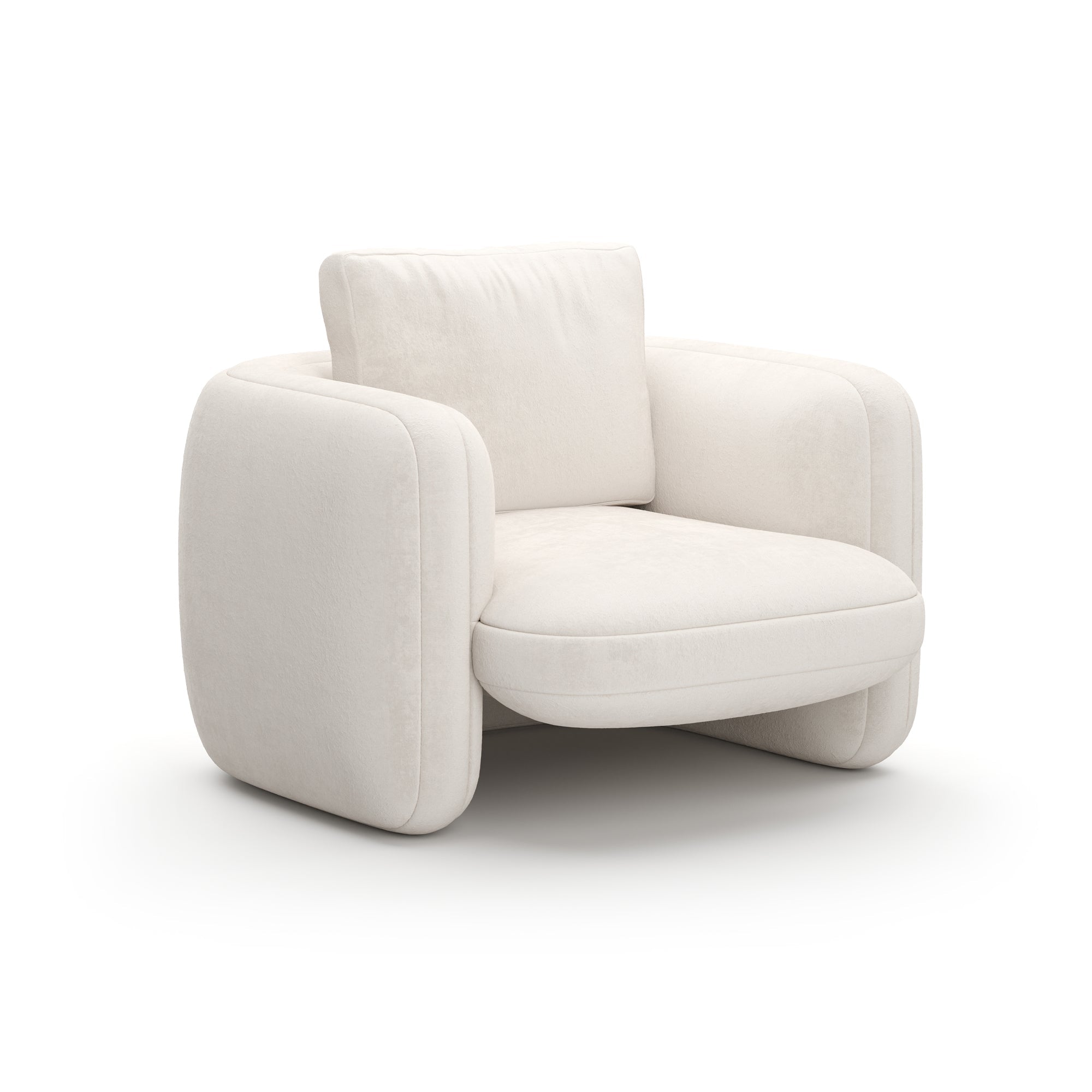 OVERLAP CHAIR ECRU Chairs| Caracole