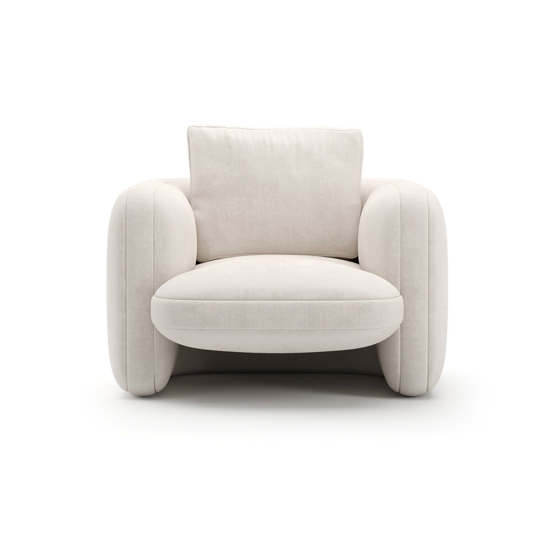 OVERLAP CHAIR ECRU Chairs| Caracole