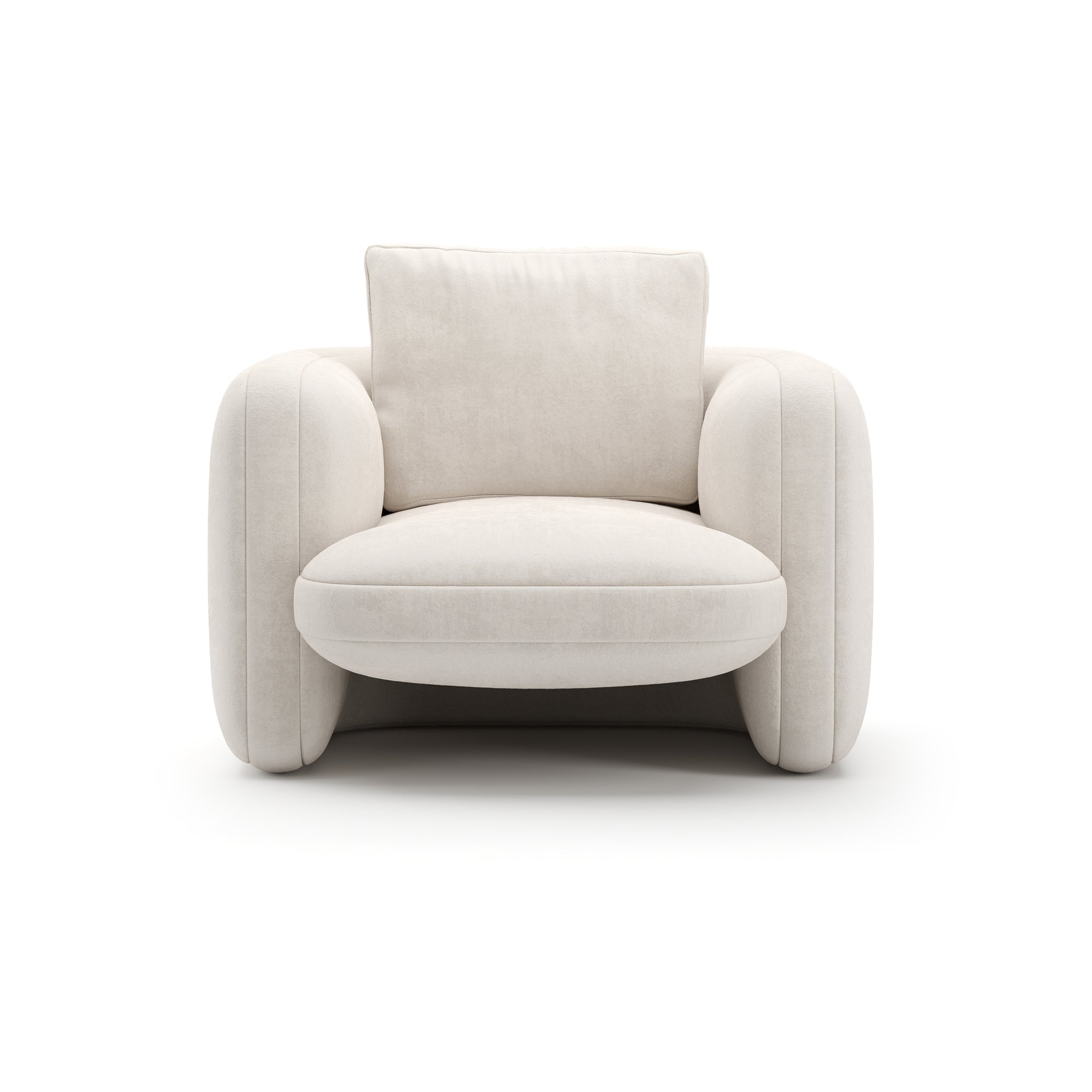 OVERLAP CHAIR ECRU Chairs| Caracole
