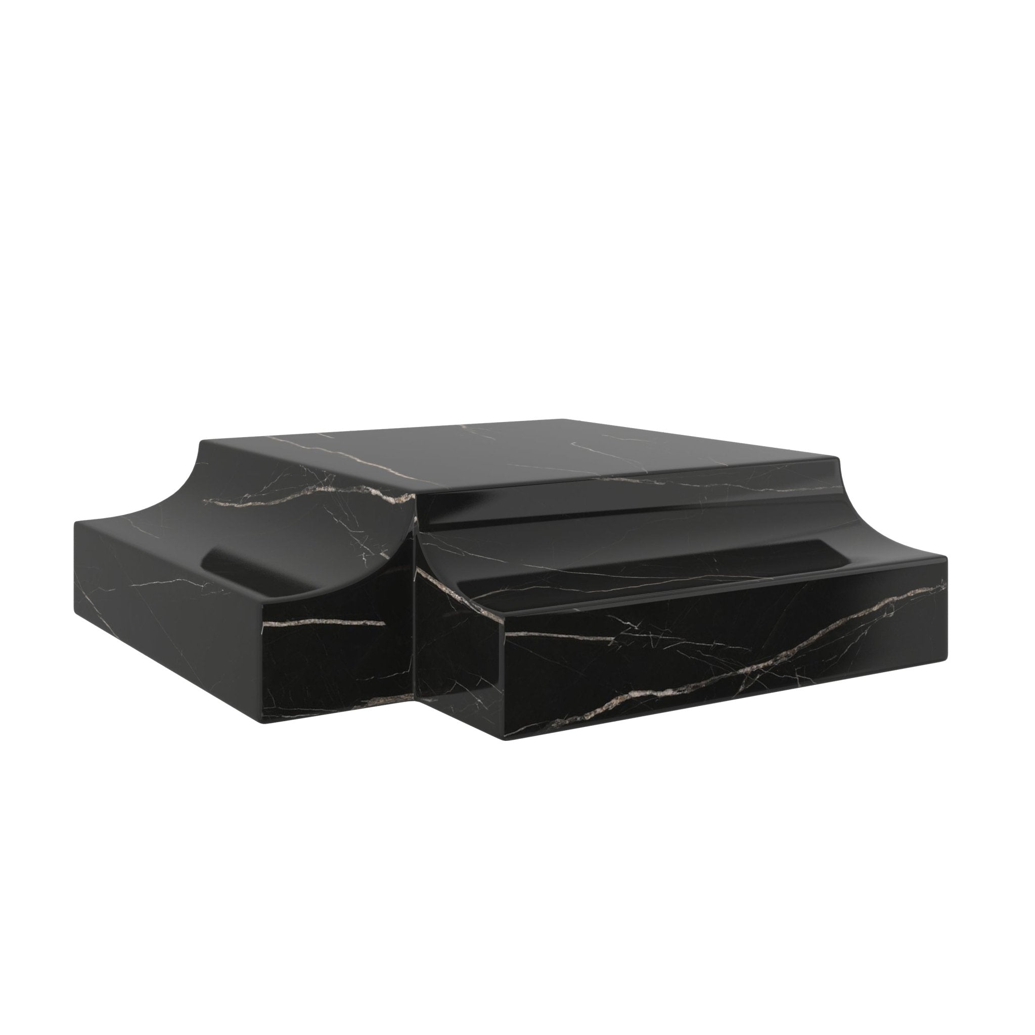 OVERLAP CORNER WEDGE BASE DARK Sectionals| Caracole
