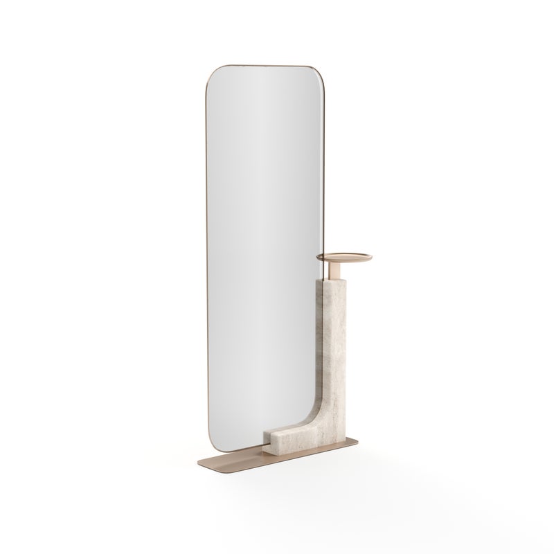 OVERLAP FLOOR MIRROR LIGHT Mirrors| Caracole