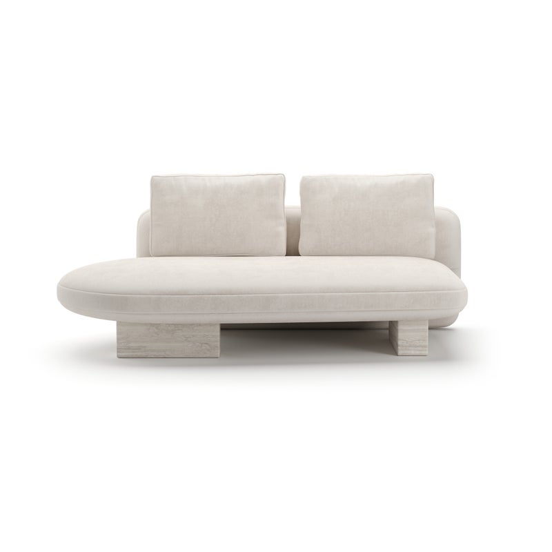 Overlap Raf Armless Bumper Chaises| Caracole