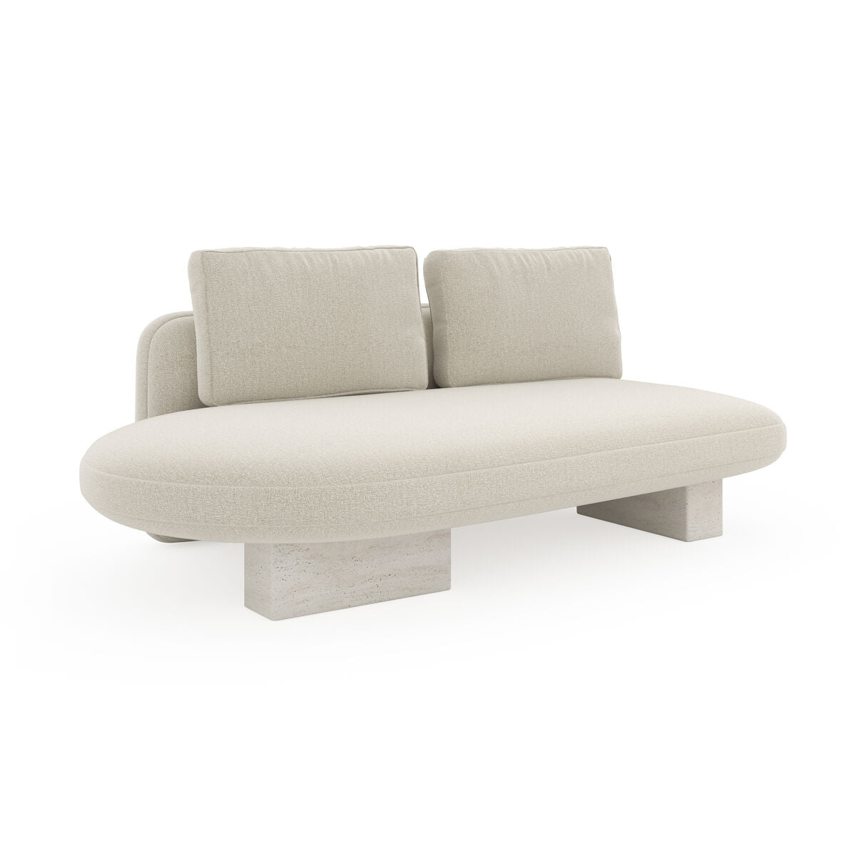 Overlap Raf Armless Bumper Chaises| Caracole