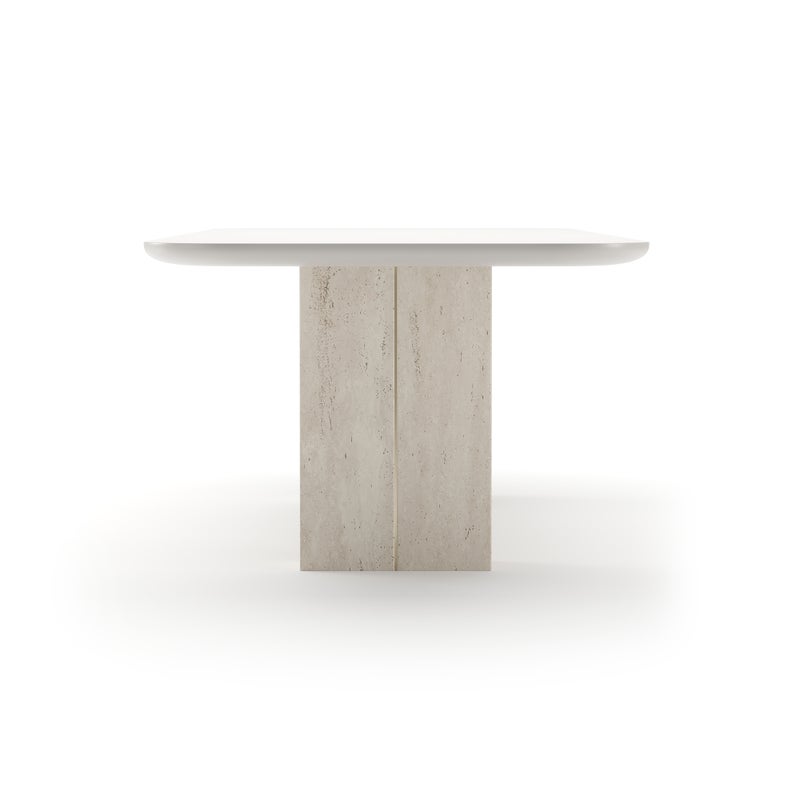 OVERLAP RECTANGLE DINIG TBL LIGHT Dining Tables| Caracole