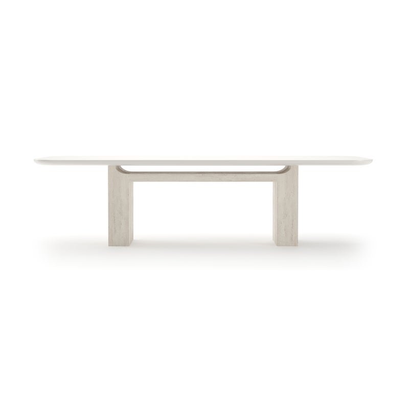 OVERLAP RECTANGLE DINIG TBL LIGHT Dining Tables| Caracole