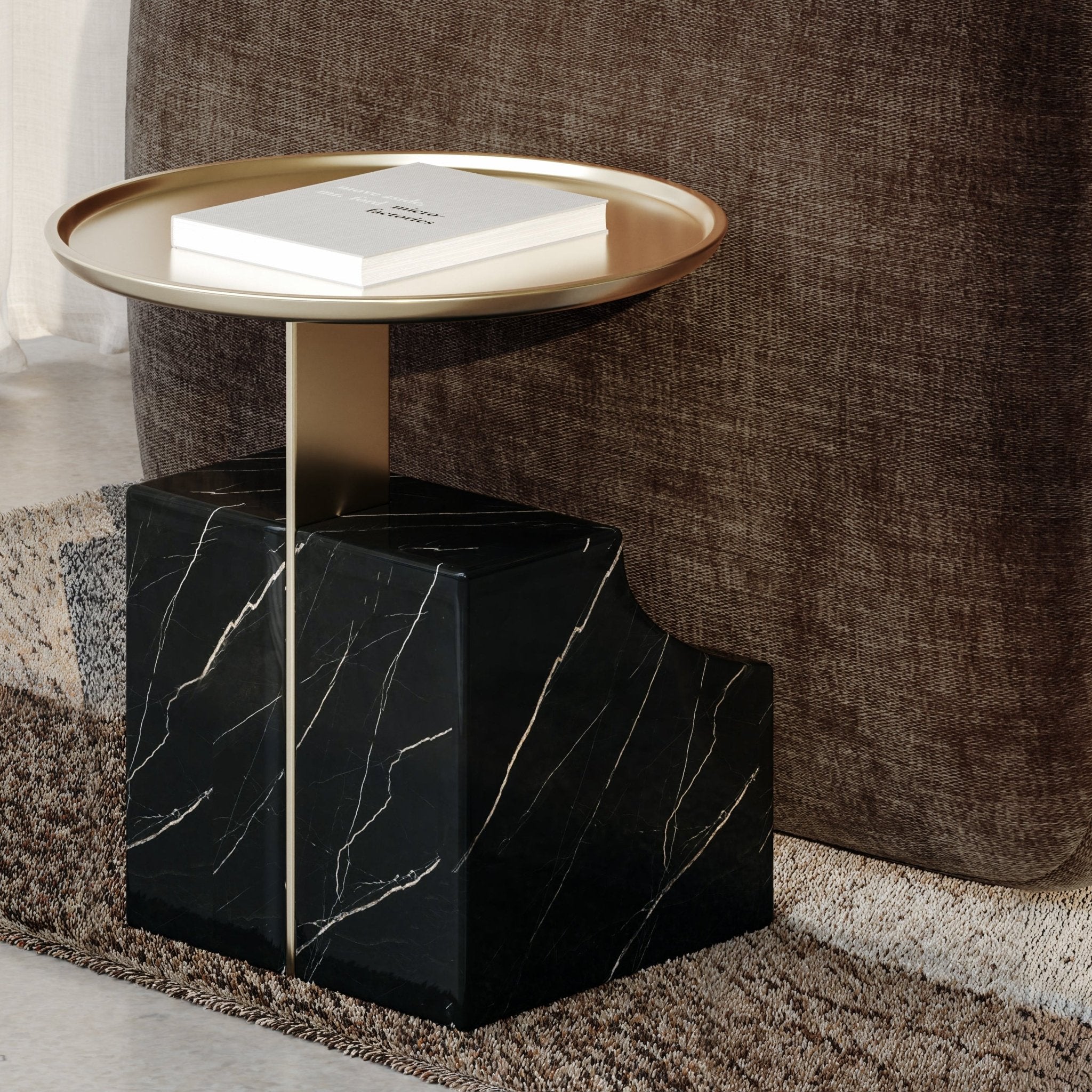 OVERLAP SECTIONAL ACCENT TABLE DARK Accent & End Tables| Caracole