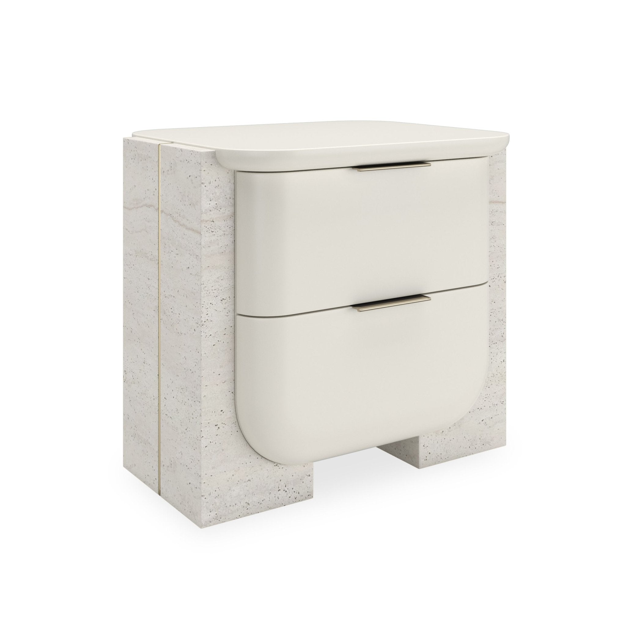 OVERLAP SMALL NIGHTSTAND LIGHT Nightstands| Caracole