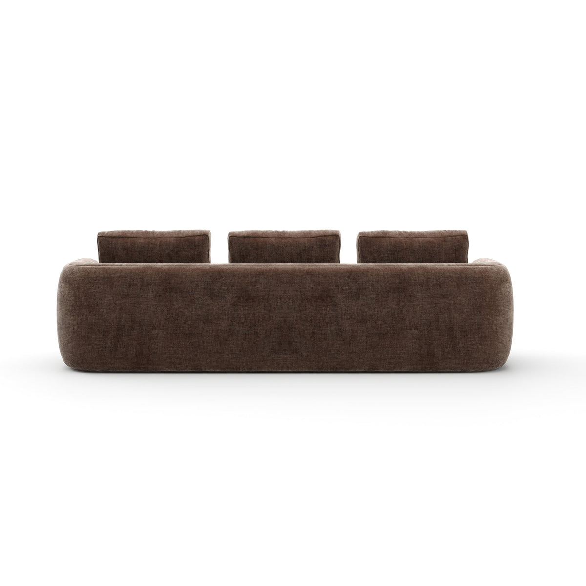OVERLAP SOFA DARK TAUPE Chairs| Caracole