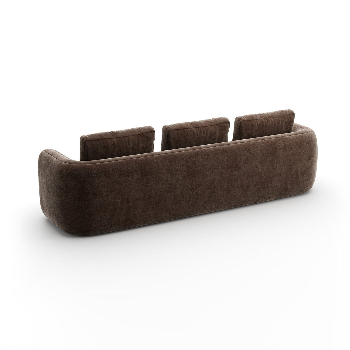 OVERLAP SOFA DARK TAUPE Chairs| Caracole