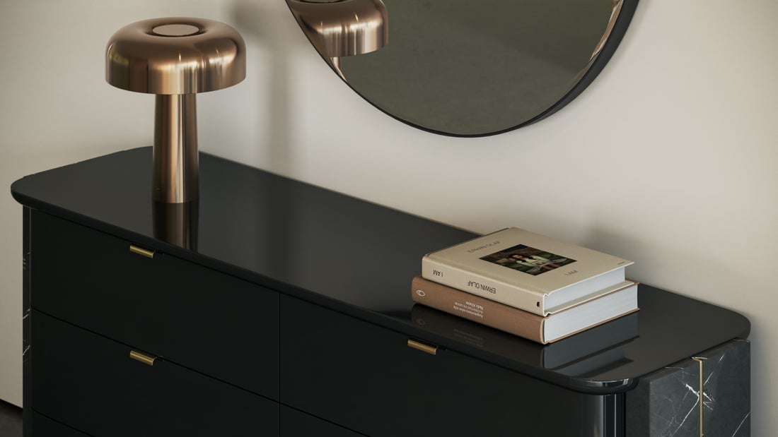 OVERLAP VANITY DARK Dressers| Caracole