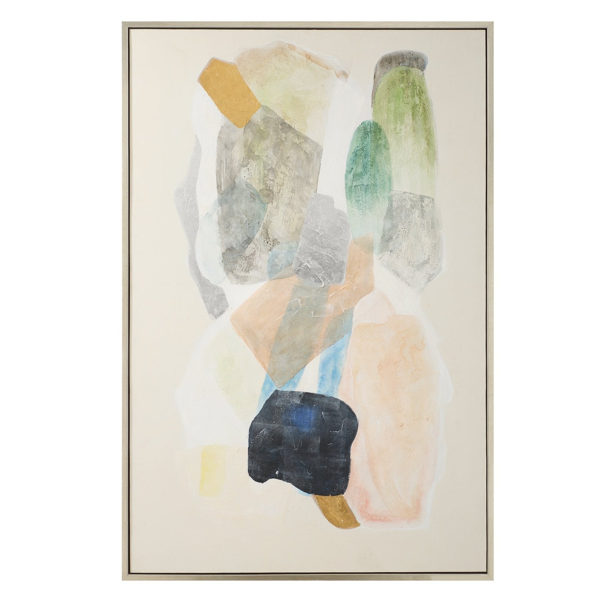 OVERLAPPING SHAPES Hand Painted Canvas Wall Art| Uttermost