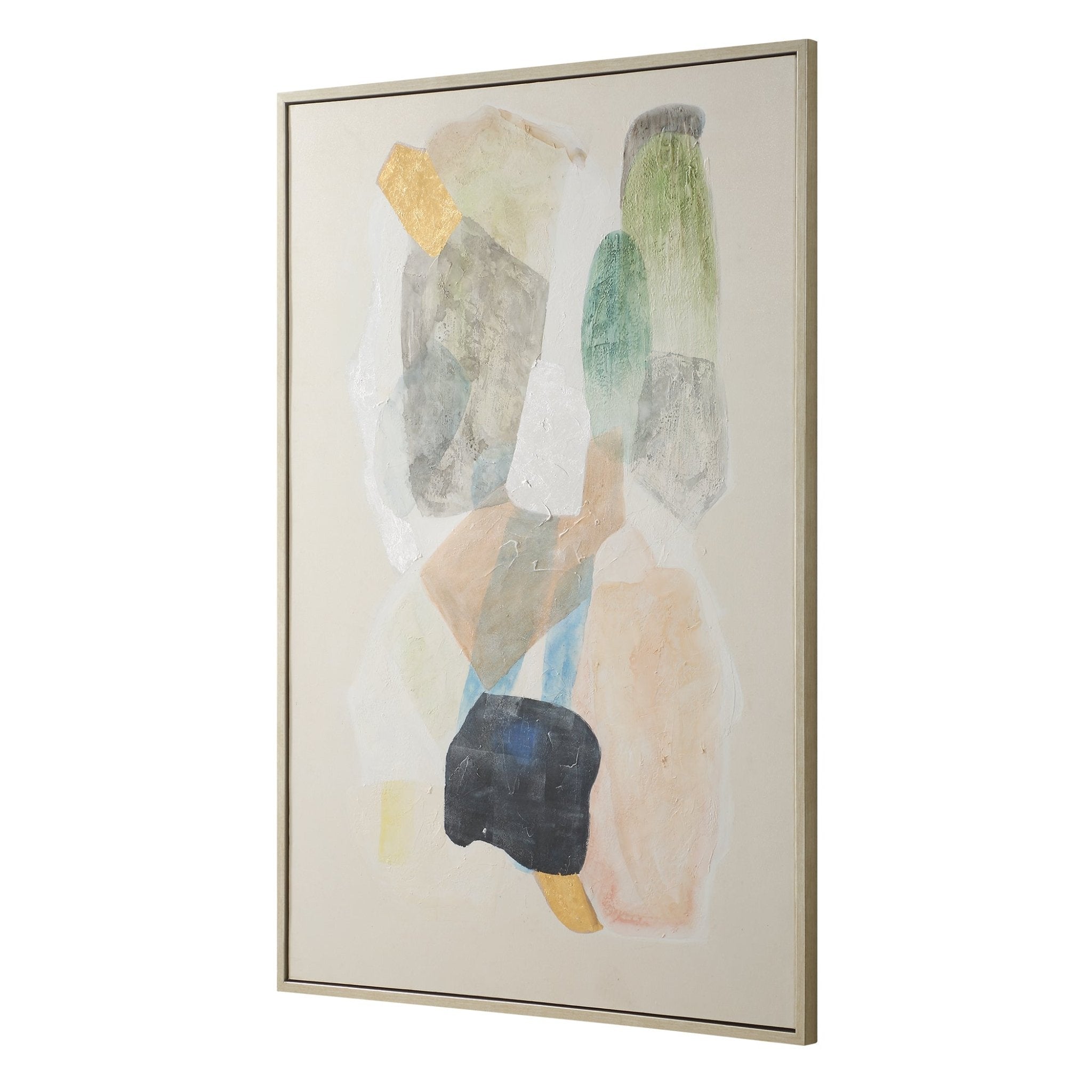 OVERLAPPING SHAPES Hand Painted Canvas Wall Art| Uttermost