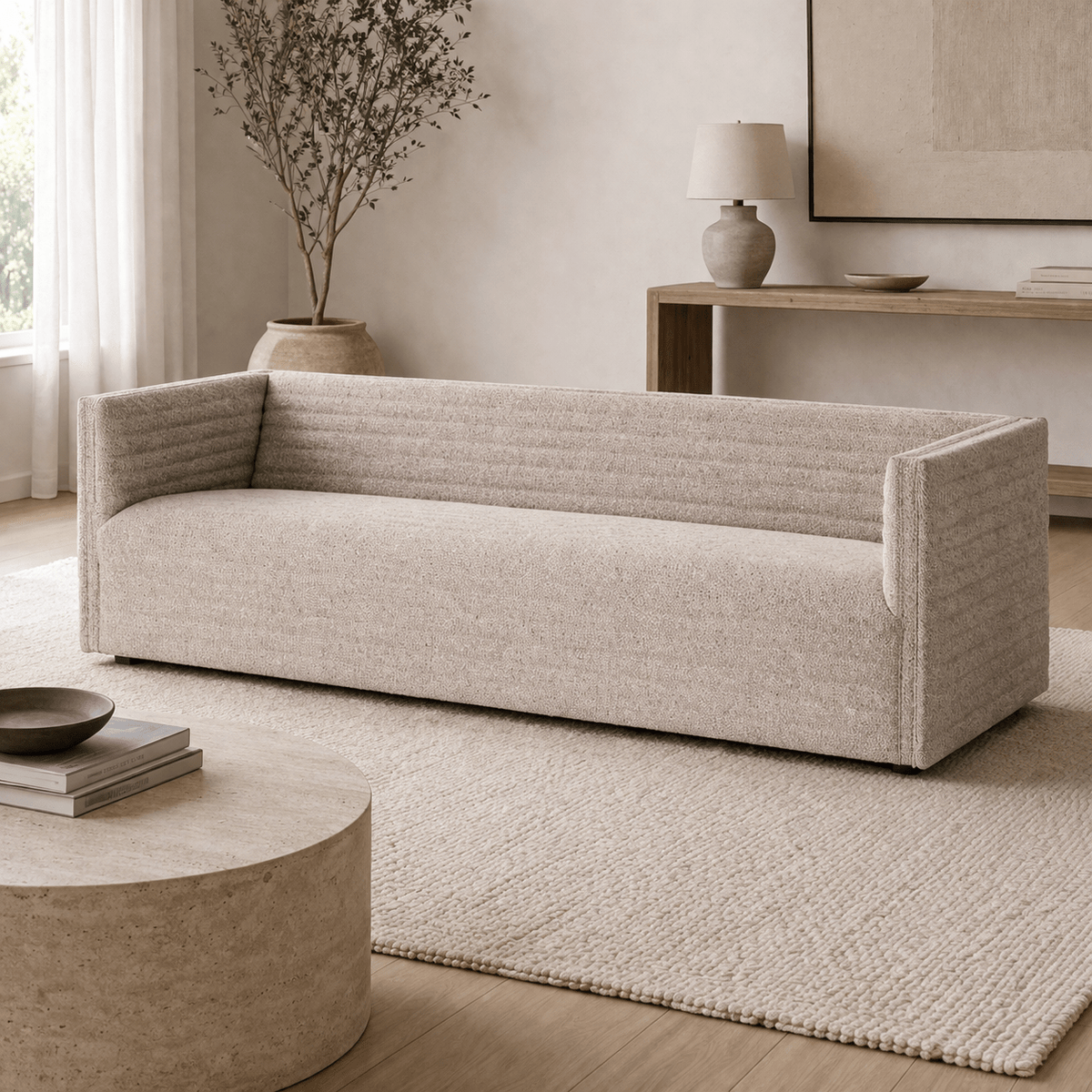Padma Beige Loveseat Sofas & Loveseats| Roots Furniture