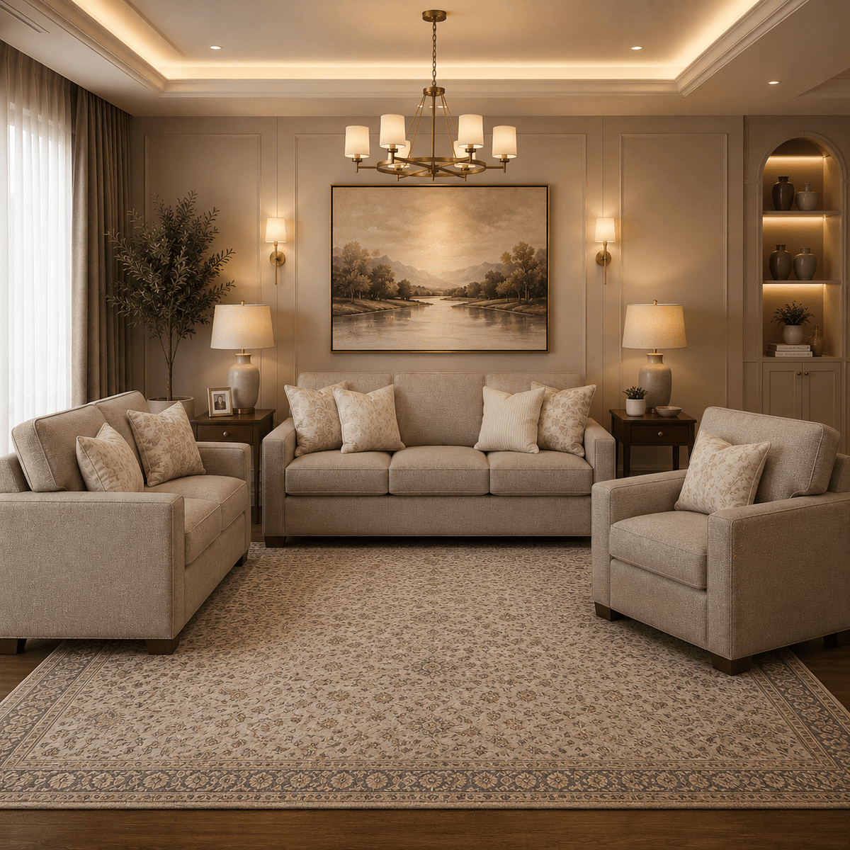 Padova Sofa Set with Free Milloton Table (Set of 3) Living Room Sets| Ashley Homestore