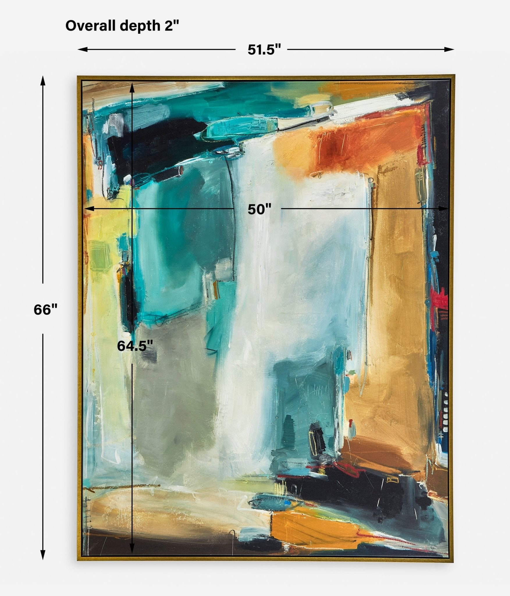 Painters High Revisited Framed Canvas Wall Art| Uttermost