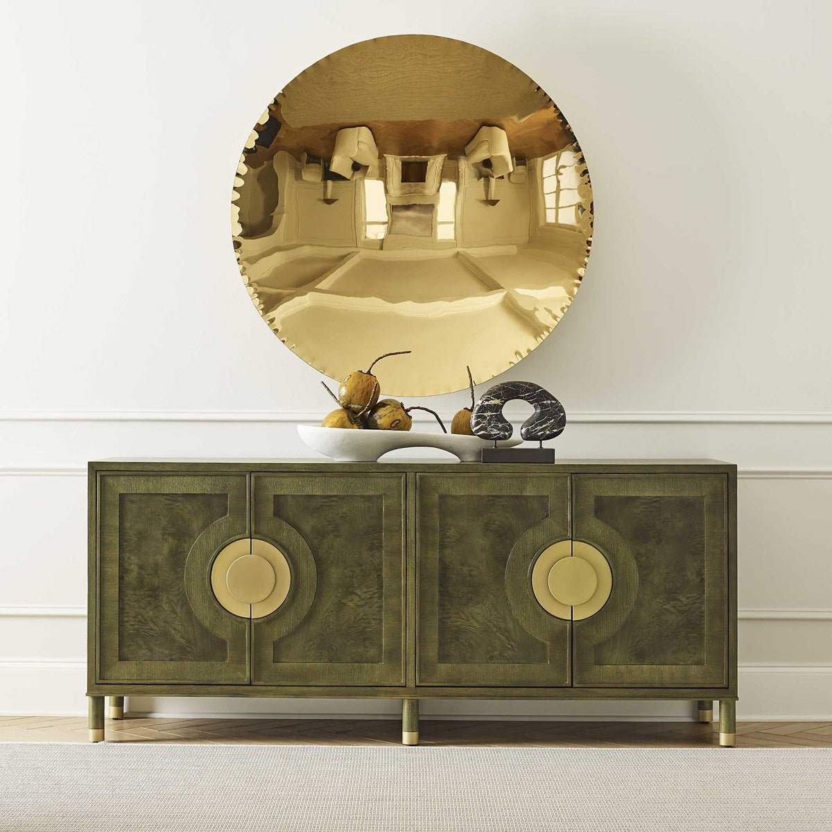 Palais 4 Door Cabinet - Olive Cabinets & Chests| Uttermost