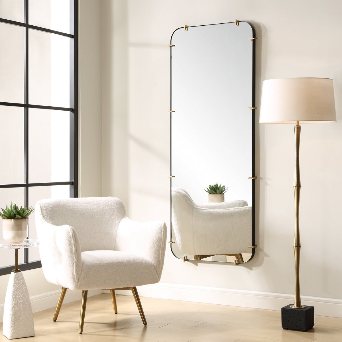 Pali Industrial Dressing Mirror Mirrors| Uttermost