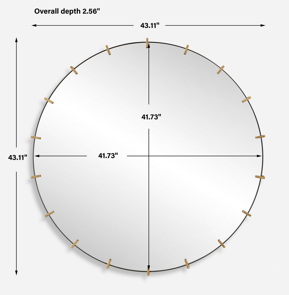Pali Industrial Round Mirror Mirrors| Uttermost