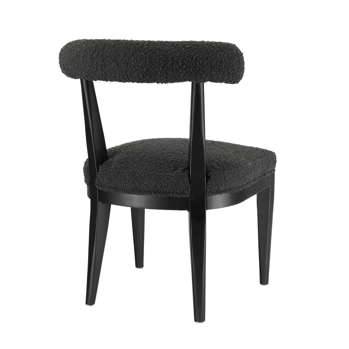 Palla Black Performance Boucle Dining Chair Dining Chairs| TOV