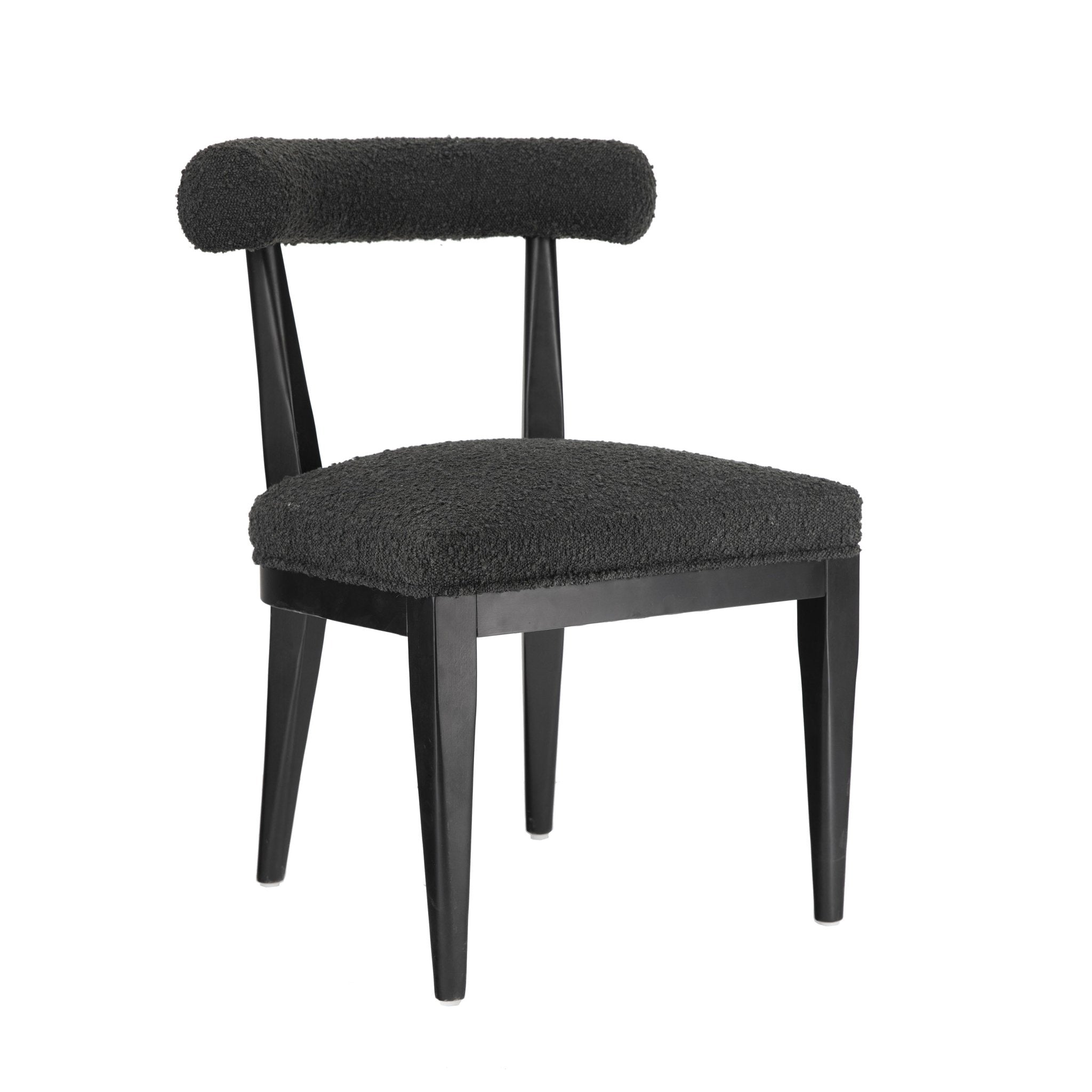 Palla Black Performance Boucle Dining Chair Dining Chairs| TOV