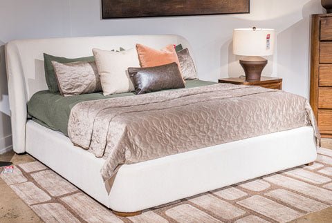 Paloma Fabric Queen Bedroom Set - Al Rugaib Furniture