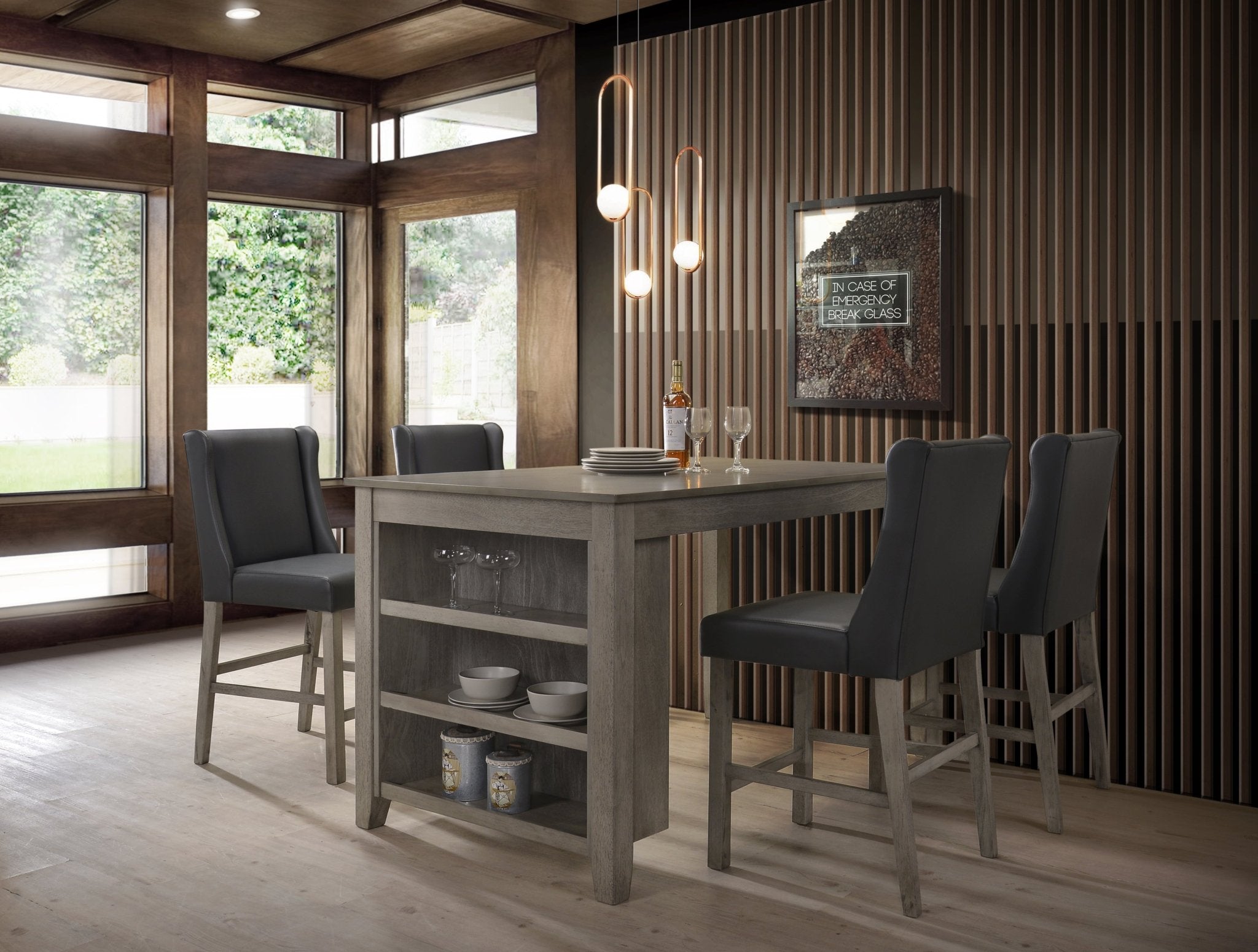 Pandora Grey 4 Seater Dining Table Dining Tables| Roots Furniture
