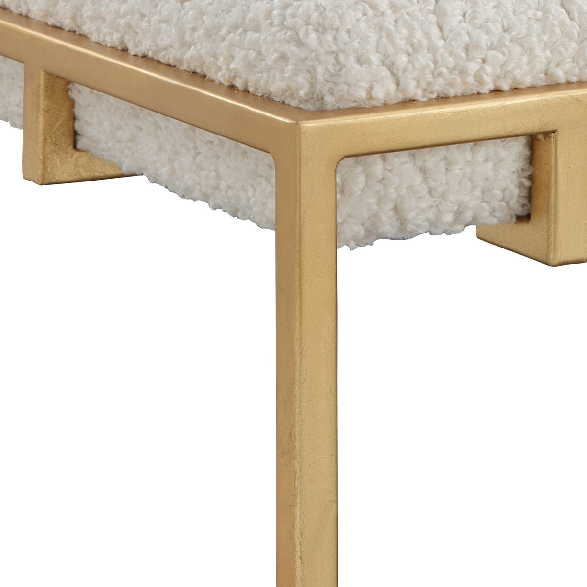 Paradox Small Bench, Gold Benches| Uttermost