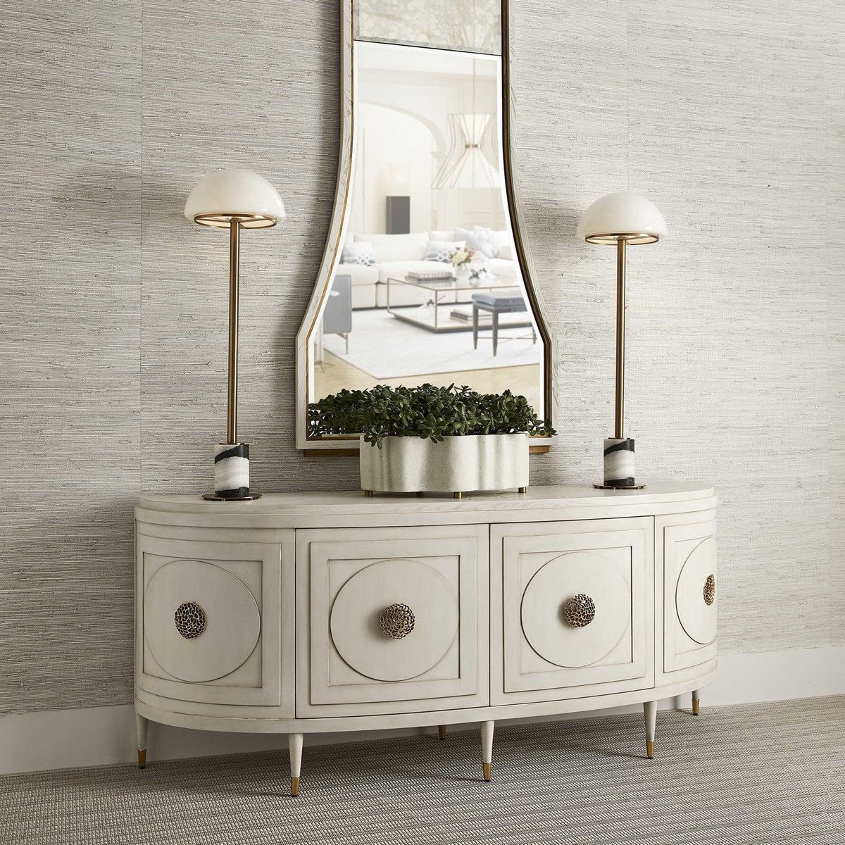 Paris 77 Inch Console Cabinet - White Consoles & Sideboards| Uttermost