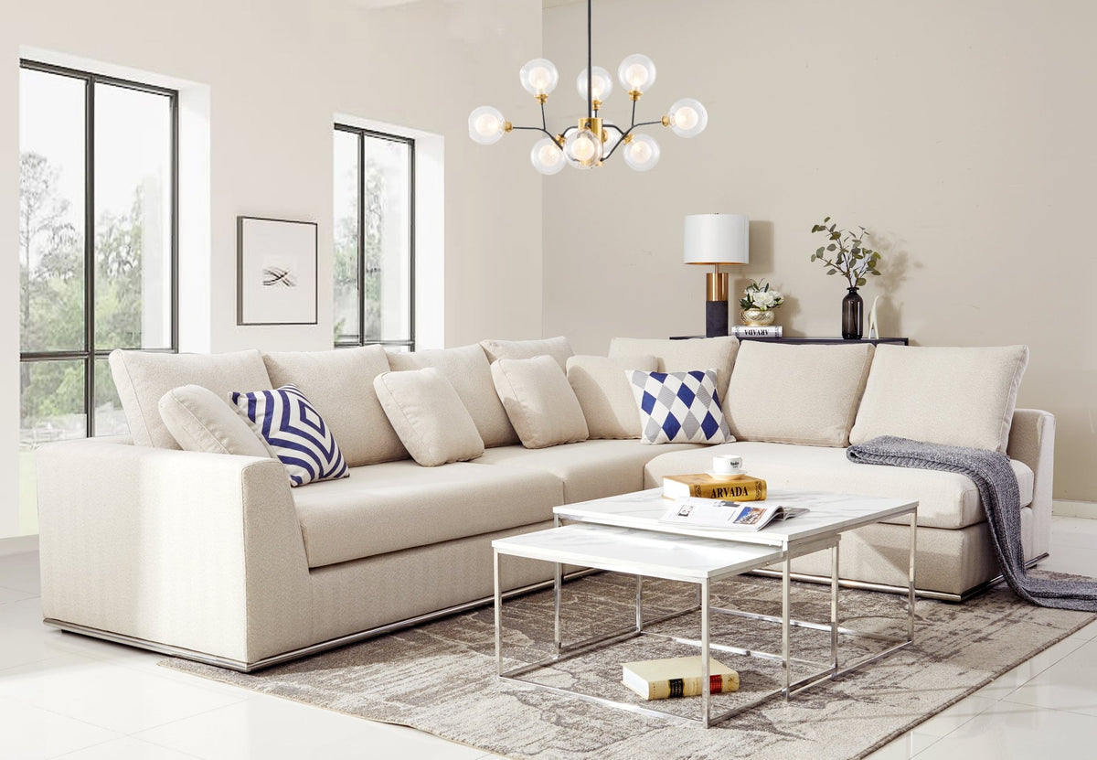 Paris Beige LAF 1.5 Seater (154CM) Sectionals| Roots Furniture