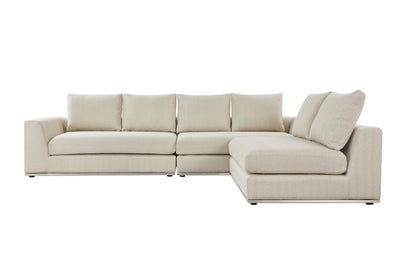 Paris Beige Sectional - Al Rugaib Furniture