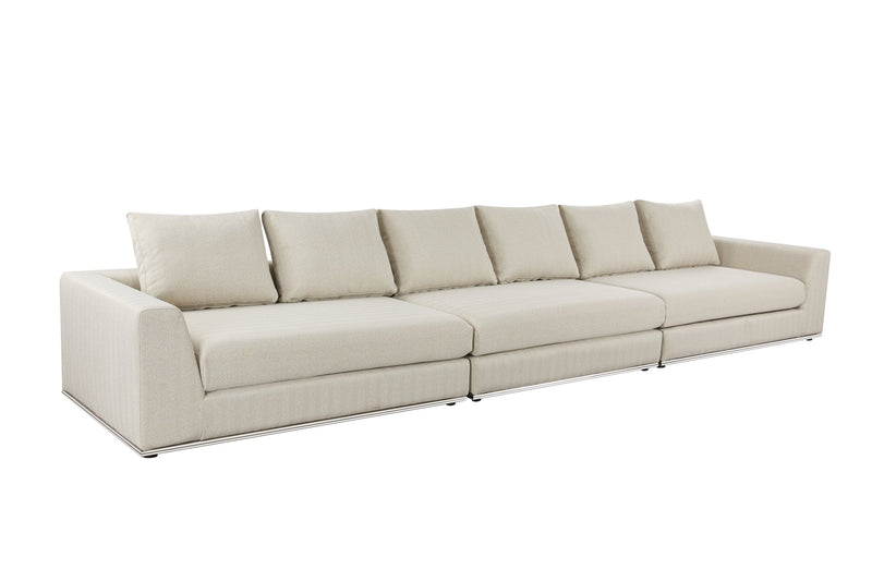 Paris Beige Sectional - Al Rugaib Furniture