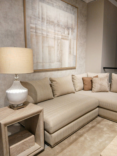 Paris Beige Sectional - Al Rugaib Furniture