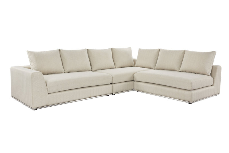 Paris Beige Sectional - Al Rugaib Furniture